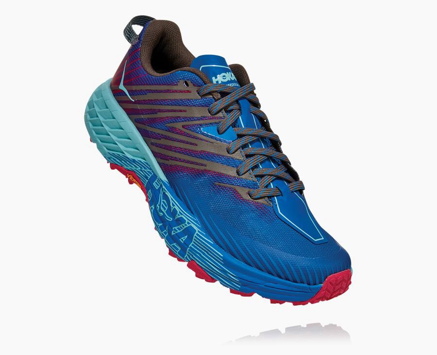 Hoka One One Trailove Tenisky Damske Modre - Speedgoat 4 - 61742-REBT